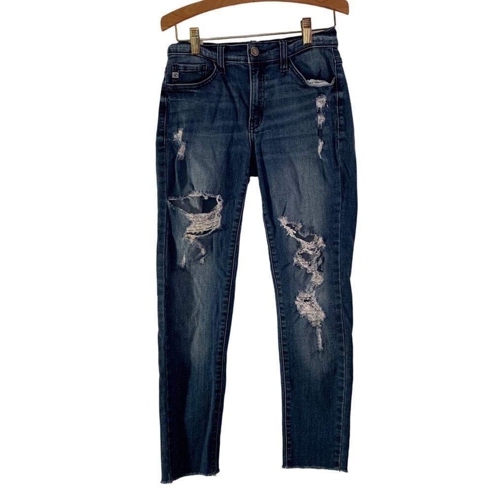 KANCAN Women’s Estilo Style MT1014 Distressed Jeans / Size: W5 Waist 26
